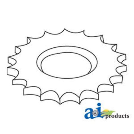 A & I PRODUCTS Sprocket 8" x8" x1" A-50X33